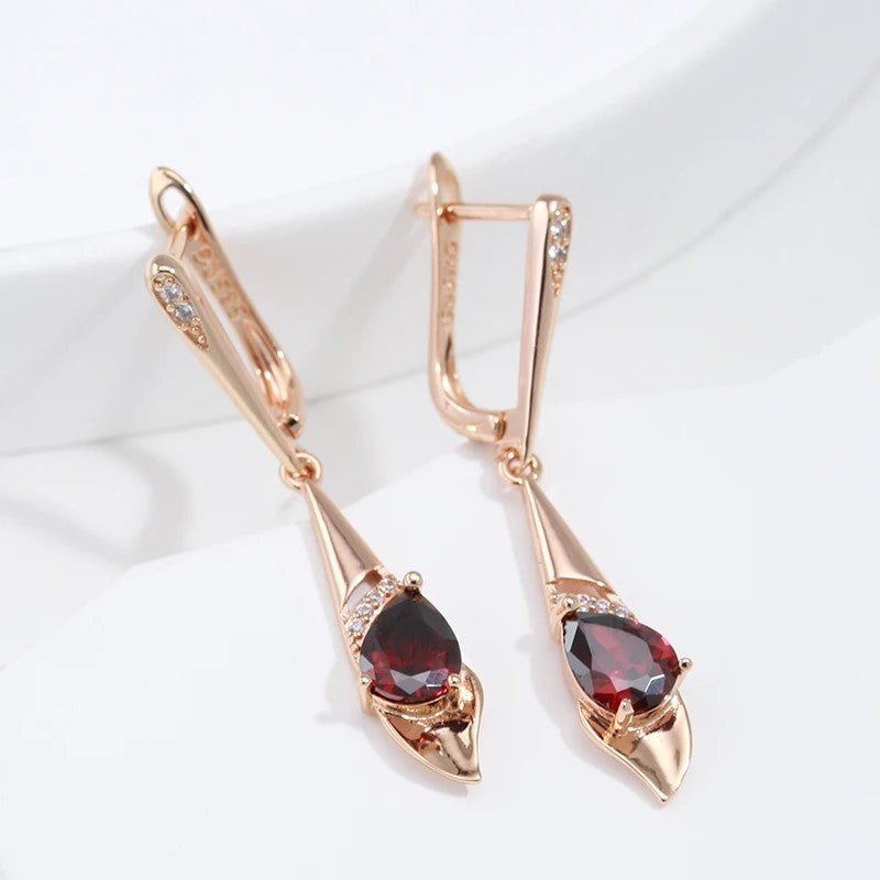 Japan And South Korea Simple Zircon Earrings Women's Ear Clip Kazakhstan