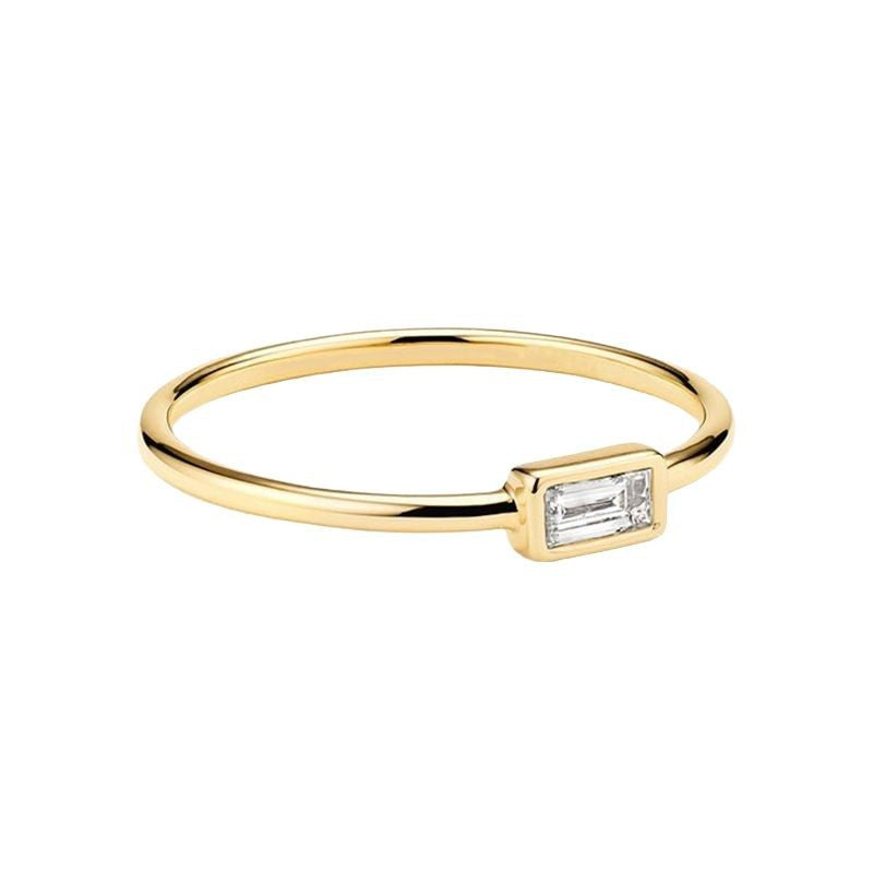 S925 Sterling Silver Simple Elegant High-grade Ring For Women